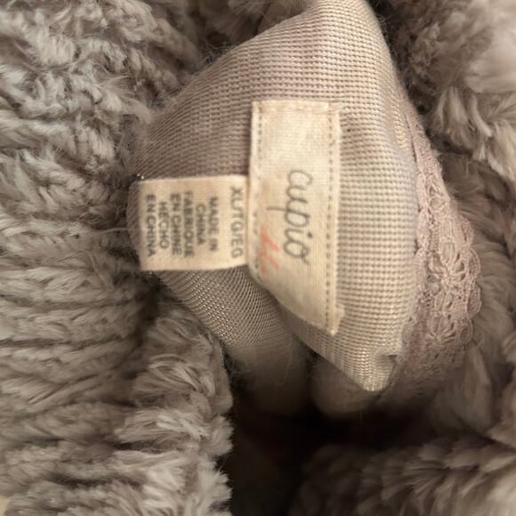 Coquette Cozy Comfy Grandma Core Cupid blush cowl neck ladies top Size XL - Picture 5 of 6